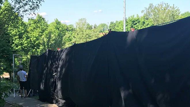 圖片報：拜仁球員周二官攝，保密嚴。