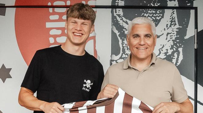 圣保利簽中衛(wèi)詹尼克-羅巴奇，官方確認(rèn)，U21國腳。