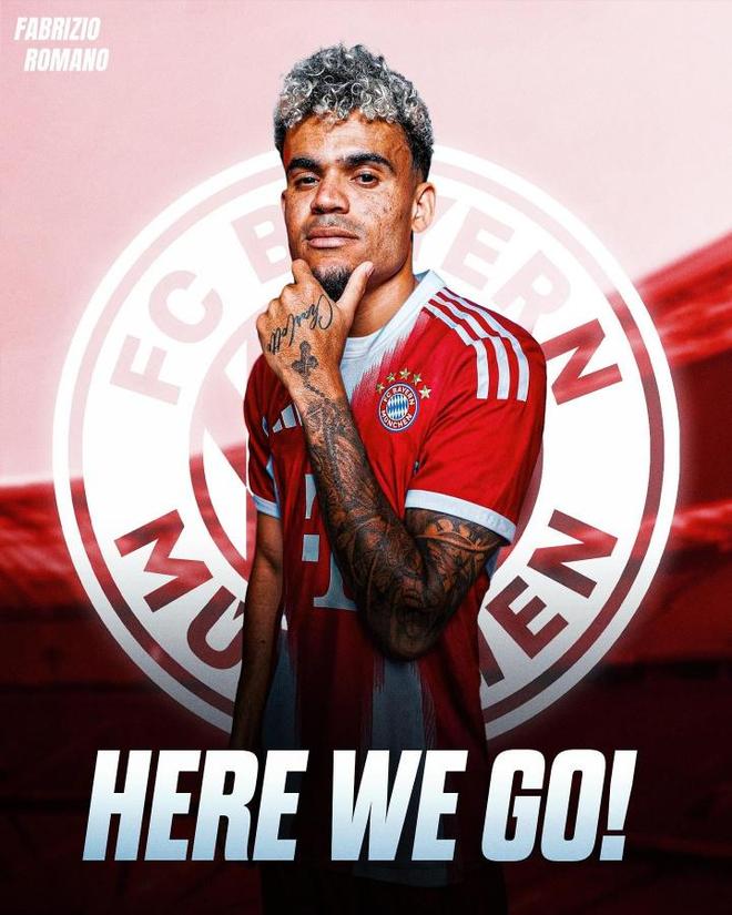 拜仁支出230萬歐，簽迪亞斯后將升至第三。德甲倒數(shù)第二，飆升第三！