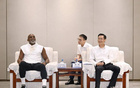 嘉興書記會(huì)見NBA球星老貓