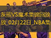 02月22日NBA常規(guī)賽 灰熊 - 魔術(shù) 精彩鏡頭
